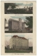 Békéscsaba, osztott lap 1917 - Andó-féle ikervillák (Körös-part), Első Békéscsabai Gőzmalom (Rosenthal), állami polgári fiúiskola (Petőfi utca)