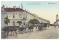 Békéscsaba, Szent István tér 1916 - Fiume Hotel, hintók